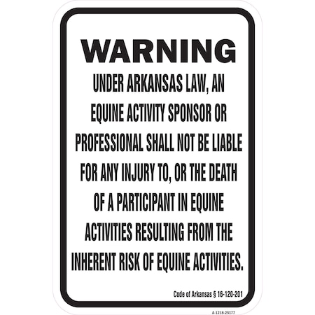 Signmission Safety Sign, 12 in Height, Aluminum, 18 in Length, 25177 A-1218-25177